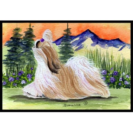 Carolines Treasures Carolines Treasures SS8179MAT 18 x 27 in. Shih Tzu Indoor Outdoor Doormat SS8179MAT